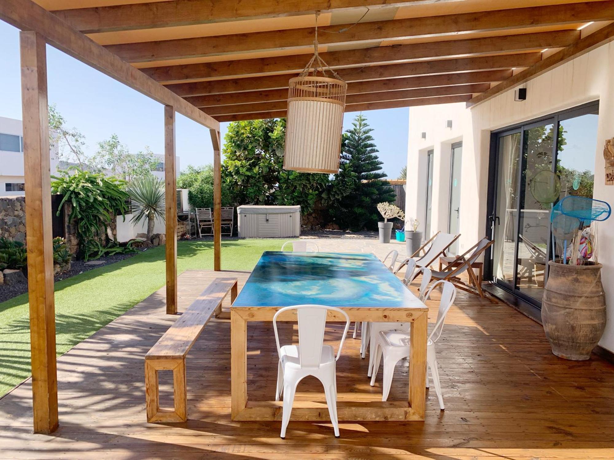 Agua Guesthouse Lajares Villa Con Jacuzzi Exterior photo